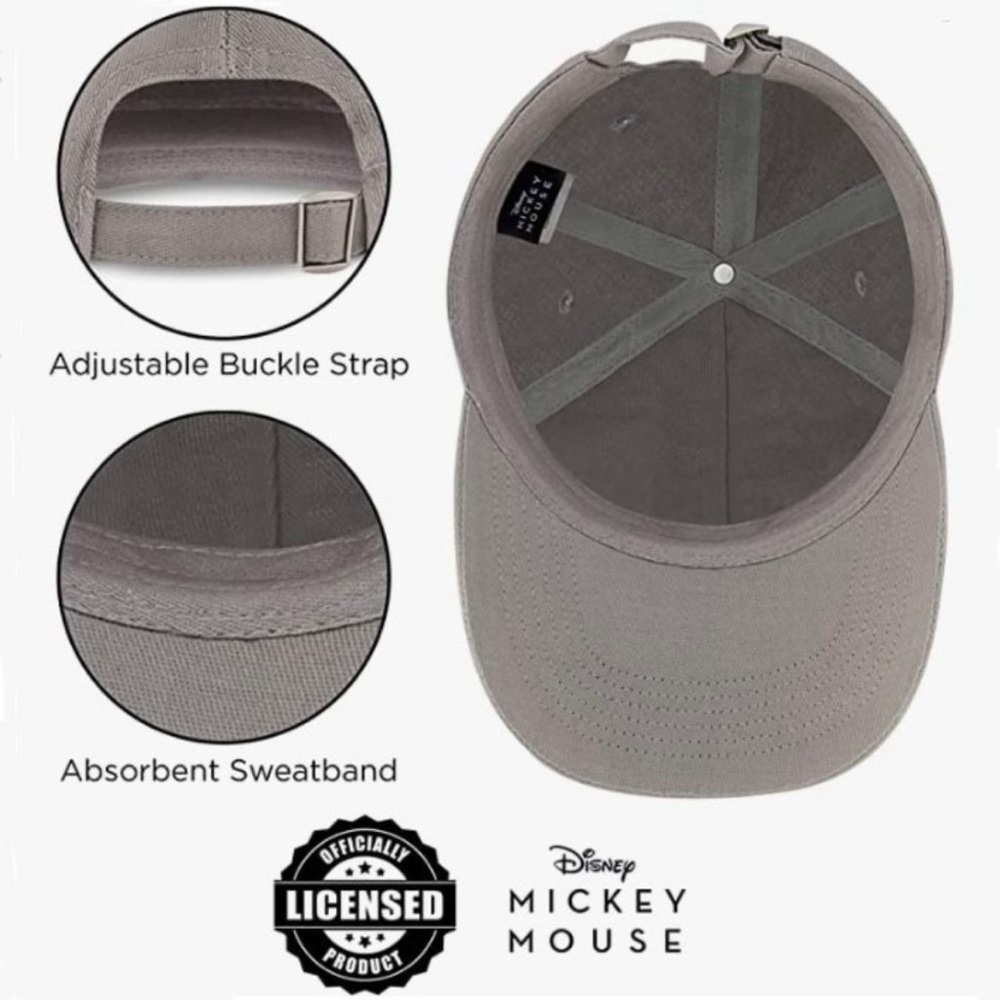 ⛔️SOLD⛔️ DISNEY Mickey Mouse Baseball Cap Adj. Snap-Back Dad Hat Unisex O/S - Picture 11 of 16